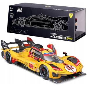 Bburago FERRARI RACING 499P LE MANS HYPERCAR(2024) AF CORSE #83 DELUXE HARD CASE 1:18 Scale Incredibly Detailed Die-Cast Replica Collectible Race Car Model Bburago FERRARI RACING 499P LE MANS HYPERCAR(2024) AF CORSE #83 DELUXE HARD CASE 1:18 Scale Incredibly Detailed Die-Cast Replica Collectible Race Car Model