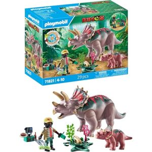 Playmobil Triceratops Family - Dinosaur Toy Playset Playmobil Triceratops Family - Dinosaur Toy Playset