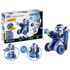 Revell Control 21307 RC Smart Robot 3in1: Revell Engineers, Easy 2.4 GHz Control, With Programmable Functions, 16.8cm in height, 220 Parts, Suitable from 8 Years+ Revell Control 21307 RC Smart Robot 3in1: Revell Engineers, Easy 2.4 GHz Control, With Programmable Functions, 16.8cm in height, 220 Parts, Suitable from 8 Years+