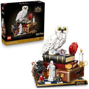 Lego Harry Potter Philosopher's Stone – Collectors' Edition Room Decor DIY Model w/Miniature Movie Scenes Hedwig Owl Figure, 3 Minifigures Gift Idea for Adult Fans 76466 Lego Harry Potter Philosopher's Stone – Collectors' Edition Room Decor DIY Model w/Miniature Movie Scenes Hedwig Owl Figure, 3 Minifigures Gift Idea for Adult Fans 76466