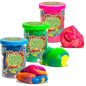 CRAZE MAGIC SLIME Pooupsie Noise 3 Pack Slime Kit for Kids Age 3+ – 3x100g Colourful Play Dough Style Slime Toys – Safe Non-Toxic Putty for Boys and Girls, Squishy Fun Gift Set CRAZE MAGIC SLIME Pooupsie Noise 3 Pack Slime Kit for Kids Age 3+ – 3x100g Colourful Play Dough Style Slime Toys – Safe Non-Toxic Putty for Boys and Girls, Squishy Fun Gift Set