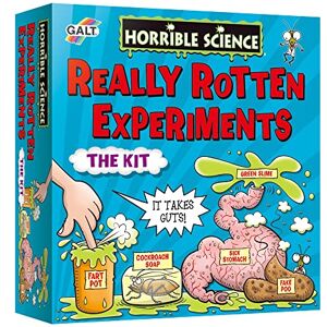 Galt Really Rotten Experiments – Horrible Science Kit with 10 Fun Experiments for Kids, Boys, Girls – National Curriculum STEM Toys with Fake Stomach & Poo Mould – Educational Toys for 8+ Year Olds Galt Really Rotten Experiments – Horrible Science Kit with 10 Fun Experiments for Kids, Boys, Girls – National Curriculum STEM Toys with Fake Stomach & Poo Mould – Educational Toys for 8+ Year Olds