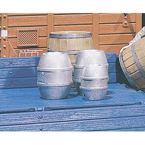 Faller Pola 333202 – 4 Beer Kegs, Accessories for Model Railway, Model Making Faller Pola 333202 – 4 Beer Kegs, Accessories for Model Railway, Model Making