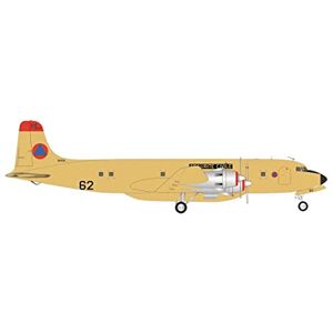 Herpa airplane model Sécurité Civile Douglas DC-6 – F-ZBAD Pélican 62" on a scale of 1:200, metal miniature with pedastal, model building, collectors edition Herpa airplane model Sécurité Civile Douglas DC-6 – F-ZBAD Pélican 62" on a scale of 1:200, metal miniature with pedastal, model building, collectors edition
