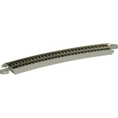 Bachmann 44583 Snap-Fit E-Z 22” Radius Curved Track-Bulk (50 pcs) -Nickel Silver Rail with Gray Roadbed-HO Scale Bachmann 44583 Snap-Fit E-Z 22” Radius Curved Track-Bulk (50 pcs) -Nickel Silver Rail with Gray Roadbed-HO Scale