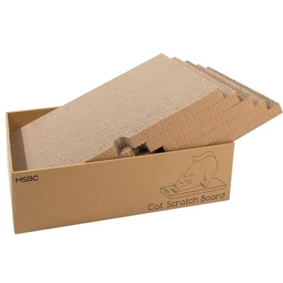 Jazuaiao 5 in 1 Pad Bed Toy Board Grinding Claws Scratcher Exercise Muscle Stress Relieve Scratcher Cardboard Box Jazuaiao 5 in 1 Pad Bed Toy Board Grinding Claws Scratcher Exercise Muscle Stress Relieve Scratcher Cardboard Box