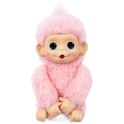 Little Live Pets Baby Monkey Minis – Luna Lemon. Interactive Pet Toy. 20+ Sounds & Reactions. Soft Pink Fur. 7.4" Tall. Feed, Nurture. React. Grippy Hands & Feet. Collect All 3 Little Live Pets Baby Monkey Minis – Luna Lemon. Interactive Pet Toy. 20+ Sounds & Reactions. Soft Pink Fur. 7.4" Tall. Feed, Nurture. React. Grippy Hands & Feet. Collect All 3