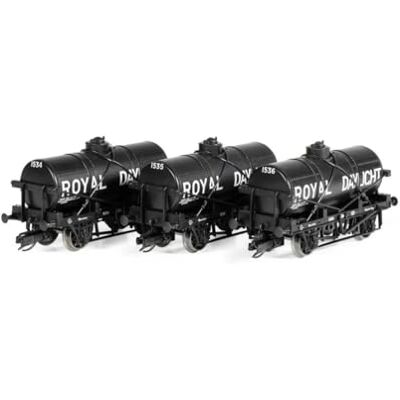 Hornby TT:120 TT6046 Royal Daylight 12T Tank Freight Wagons Triple Pack 1534-1535-1536 Era 2 Model Trains Rolling Stock Railroad Cars Hornby TT:120 TT6046 Royal Daylight 12T Tank Freight Wagons Triple Pack 1534-1535-1536 Era 2 Model Trains Rolling Stock Railroad Cars