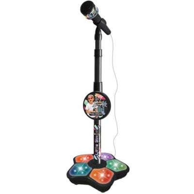 TQUXNGA Easy to Use Childrens Microphone with Stand Colorful, Black Educational Childrens Microphone with Button Controls for Music Learning and Creative Play TQUXNGA Easy to Use Childrens Microphone with Stand Colorful, Black Educational Childrens Microphone with Button Controls for Music Learning and Creative Play
