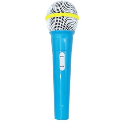 hogtnd Brightly Colored Microphone Toy Model for Party, Blue hogtnd Brightly Colored Microphone Toy Model for Party, Blue