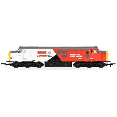 Hornby R30436TXS RailRoad Loram Class 37 'An Comunn Gaidhealach' 37418 (DCC Sound Fitted) Loco Era 11 Model Train, White and Red, OO Gauge Hornby R30436TXS RailRoad Loram Class 37 'An Comunn Gaidhealach' 37418 (DCC Sound Fitted) Loco Era 11 Model Train, White and Red, OO Gauge