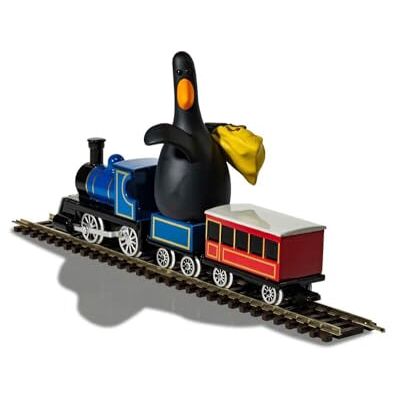 Corgi Diecast Train Toy CC80602 Wallace & Gromit The Wrong Trousers Feathers McGraw & Locomotive, Train Gifts for Men, Women & Kids, Die Cast Model Trains for Railway Enthusiasts, Train Gifts Corgi Diecast Train Toy CC80602 Wallace & Gromit The Wrong Trousers Feathers McGraw & Locomotive, Train Gifts for Men, Women & Kids, Die Cast Model Trains for Railway Enthusiasts, Train Gifts
