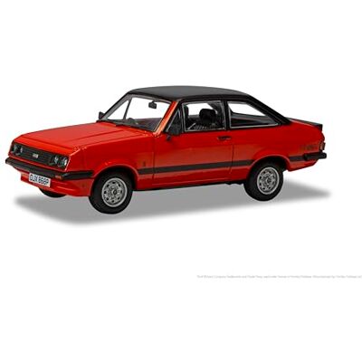Corgi VA14910 Ford Escort Mk2 RS2000, Carnival Red, Vanguard Die Cast Model, for ages 14+ Years Corgi VA14910 Ford Escort Mk2 RS2000, Carnival Red, Vanguard Die Cast Model, for ages 14+ Years