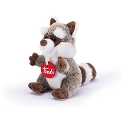 Trudi no Raccoon Small Plush Toy 9 x 13 x 15 cm, XS Size, Ideal for Valentine's Day, Christmas, and Birthdays, Soft Fire-Retardant Polyester, Classic ni Model Trudi no Raccoon Small Plush Toy 9 x 13 x 15 cm, XS Size, Ideal for Valentine's Day, Christmas, and Birthdays, Soft Fire-Retardant Polyester, Classic ni Model