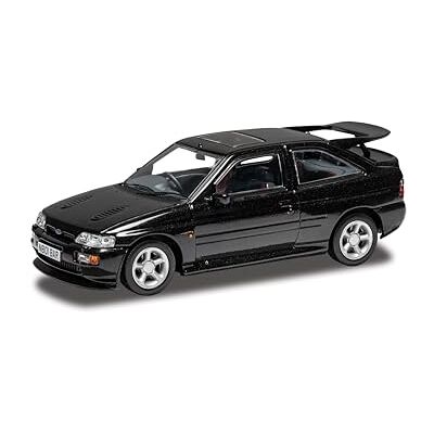 Corgi VA14807 Ford Escort RS Cosworth Ash Black Diecast Model Car 1:43 Scale Vanguards Model Car Collection, Red Hexagon Interior & 1995 Lux Specification, Pre-Built Diecast Cars Corgi VA14807 Ford Escort RS Cosworth Ash Black Diecast Model Car 1:43 Scale Vanguards Model Car Collection, Red Hexagon Interior & 1995 Lux Specification, Pre-Built Diecast Cars
