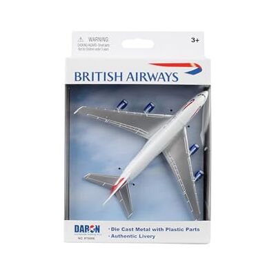 Daron Herpa Toys Single Airplane British A380, toy model in small scale, aeroplane model, collect, play, miniature model made of plastic – suitable for 3 year olds Daron Herpa Toys Single Airplane British A380, toy model in small scale, aeroplane model, collect, play, miniature model made of plastic – suitable for 3 year olds