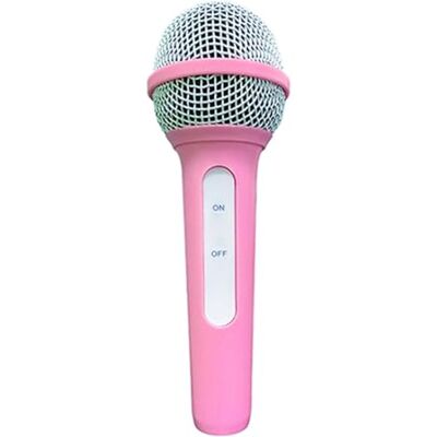 Netbiio Fake Mic Karaoke Realistic Model Microphone Dance Show Practice Perfect Costume Birthday Party Accessory Toy Netbiio Fake Mic Karaoke Realistic Model Microphone Dance Show Practice Perfect Costume Birthday Party Accessory Toy