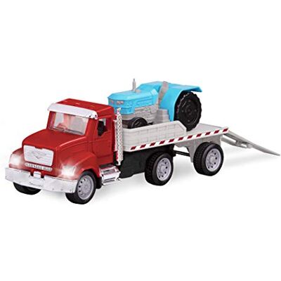 Driven by Battat – 7-Inch Flatbed Truck Toy with Lights & Sounds, Movable Parts, Construction Vehicle for Boys & Girls, Durable Design, Realistic Details, 3+ Years Toy for Kids Driven by Battat – 7-Inch Flatbed Truck Toy with Lights & Sounds, Movable Parts, Construction Vehicle for Boys & Girls, Durable Design, Realistic Details, 3+ Years Toy for Kids