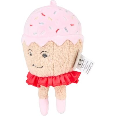 Sterntaler Stuffed Animal S Cupcake Cuddly Fleece Stuffed with Polyester Wadding with Rattle 16 × 11 × 8 cm, Pink Sterntaler Stuffed Animal S Cupcake Cuddly Fleece Stuffed with Polyester Wadding with Rattle 16 × 11 × 8 cm, Pink