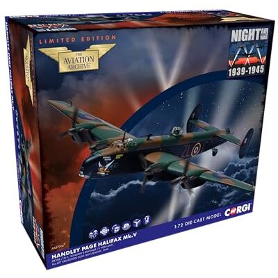 Corgi AA37210 Handley Page Halifax MkV 'London's Revenge/L for Lana', Die-cast model for 14+ years, adults and collectors Corgi AA37210 Handley Page Halifax MkV 'London's Revenge/L for Lana', Die-cast model for 14+ years, adults and collectors
