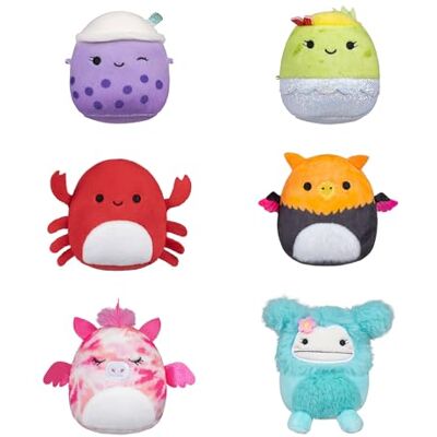 Squishmallows Micromallows Plush Toys - Pack of 6 Squishmallows Micromallows Plush Toys - Pack of 6