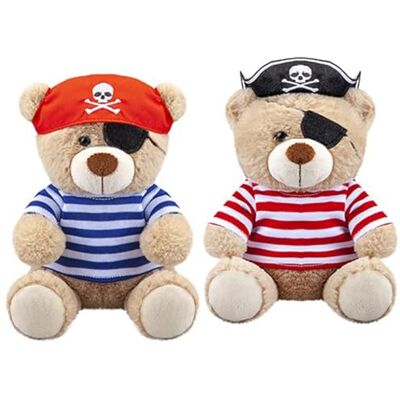 PMS Assorted Pirate Bear (20cm) 1 Pack, Adorable & Colorful Cuddly Stuffed Animal, Perfect For Kids & Bear Lovers PMS Assorted Pirate Bear (20cm) 1 Pack, Adorable & Colorful Cuddly Stuffed Animal, Perfect For Kids & Bear Lovers