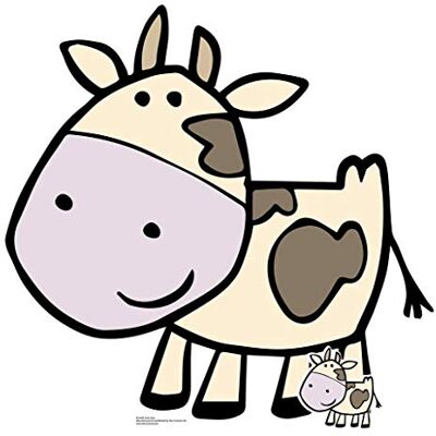 Farrow Cardboard Cow Cute Farm Animal - 103cm Figurine Farrow Cardboard Cow Cute Farm Animal - 103cm Figurine