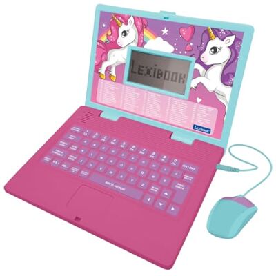 Lexibook , Unicorn Educational Laptop for kids, JC598UNIi5 English/Italian, 124 activities, Writing, Maths, Logic, Music Lexibook , Unicorn Educational Laptop for kids, JC598UNIi5 English/Italian, 124 activities, Writing, Maths, Logic, Music