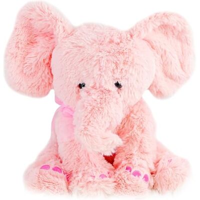 The Magic Toy Shop - Elephant Plush - Pink - 11in - Soft Toy The Magic Toy Shop - Elephant Plush - Pink - 11in - Soft Toy