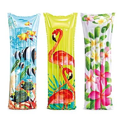 Intex 59720EU Assorted Floral Sea Mat, Vinyl, Multicoloured, 183 x 69 cm Intex 59720EU Assorted Floral Sea Mat, Vinyl, Multicoloured, 183 x 69 cm