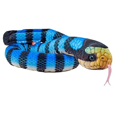 WILD REPUBLIC Living Ocean Sea Snakes Yellow Lipped, Stuffed Animal, 54 Inches, Plush Toy, Fill is Spun Recycled Water Bottles WILD REPUBLIC Living Ocean Sea Snakes Yellow Lipped, Stuffed Animal, 54 Inches, Plush Toy, Fill is Spun Recycled Water Bottles