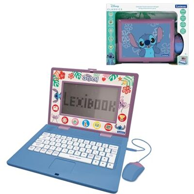 Lexibook , Disney Stitch Educational Laptop for kids, JC599Di2LXB Lexibook , Disney Stitch Educational Laptop for kids, JC599Di2LXB