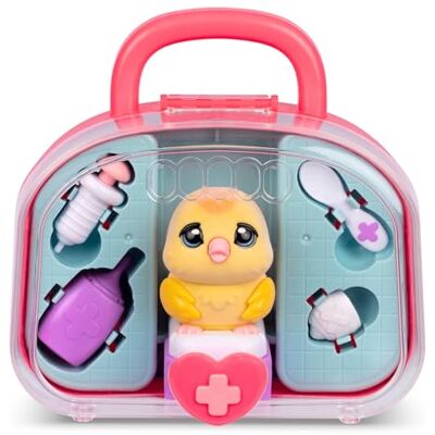 Little Live Pets Ouchies Vet Kit Chirpy the Chick, Interactive Toy, Light Up Cheeks,16.7cm Vet Playset & Accessories, Diagnose & Heal Like a Real Vet, 20+ Sounds, Lights & Reactions, Repeat Play Little Live Pets Ouchies Vet Kit Chirpy the Chick, Interactive Toy, Light Up Cheeks,16.7cm Vet Playset & Accessories, Diagnose & Heal Like a Real Vet, 20+ Sounds, Lights & Reactions, Repeat Play