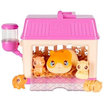Little Live Pets LLP Mama Surprise Minis Hamster Toy, Care For Your Mama Hamster in Their Hutch To Reveal 2, 3, or 4 Mini Babies Little Live Pets LLP Mama Surprise Minis Hamster Toy, Care For Your Mama Hamster in Their Hutch To Reveal 2, 3, or 4 Mini Babies