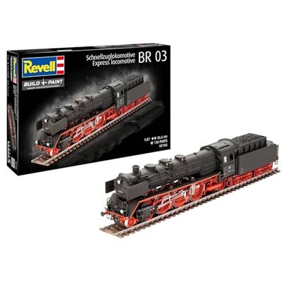 Revell 02166 Standard express locomotive 03 class with tender 1:87 Scale Unbuilt/Unpainted Plastic Model Kit Revell 02166 Standard express locomotive 03 class with tender 1:87 Scale Unbuilt/Unpainted Plastic Model Kit
