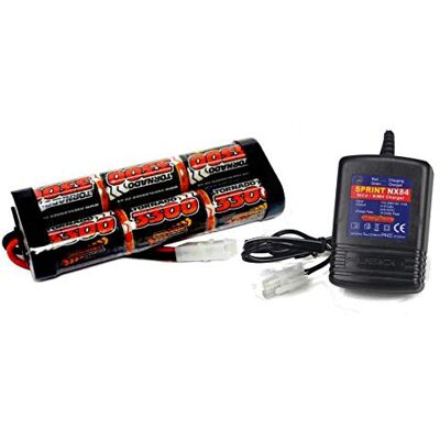 Overlander 7.2v 3300mah Ni-MH Rechargeable Battery Pack and Fast Charger RC Car Tamiya Overlander 7.2v 3300mah Ni-MH Rechargeable Battery Pack and Fast Charger RC Car Tamiya