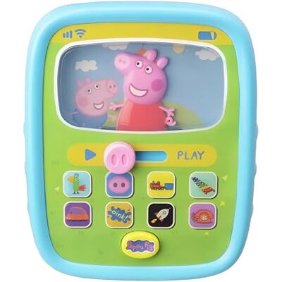 Quickdraw Supplies Peppa My First Tablet Electronic Playset Kids Toy Tablet Interactive Sound Learning Role Play Set For Children 9 Buttons 2 Slidey Features – Batteries Included Quickdraw Supplies Peppa My First Tablet Electronic Playset Kids Toy Tablet Interactive Sound Learning Role Play Set For Children 9 Buttons 2 Slidey Features – Batteries Included