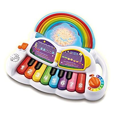 LeapFrog Learn & Groove Rainbow Lights Piano, Baby Musical Toy with Sounds, Colours and Numbers, English and French Learning Games, Educational Toys with Lights and Music, Ages 6, 7, 8, 9 Months + LeapFrog Learn & Groove Rainbow Lights Piano, Baby Musical Toy with Sounds, Colours and Numbers, English and French Learning Games, Educational Toys with Lights and Music, Ages 6, 7, 8, 9 Months +
