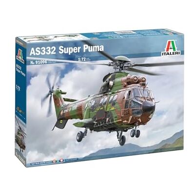 Italeri IT91096 1/72 AS332 Super Puma Plastic Model Helicopter Italeri IT91096 1/72 AS332 Super Puma Plastic Model Helicopter