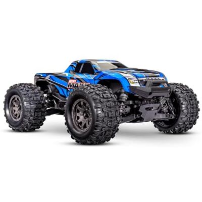 Traxxas Mini MAXX RTR RC Monster Truck w/Battery & Charger Blue Traxxas Mini MAXX RTR RC Monster Truck w/Battery & Charger Blue