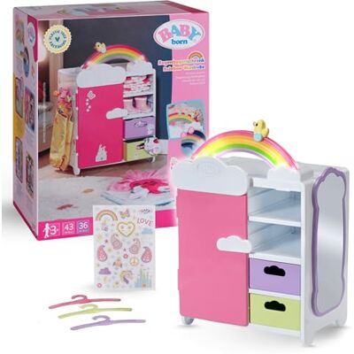 BABY born Rainbow Wardrobe for Baby Dolls with Lights and Sound effects BABY born Rainbow Wardrobe for Baby Dolls with Lights and Sound effects