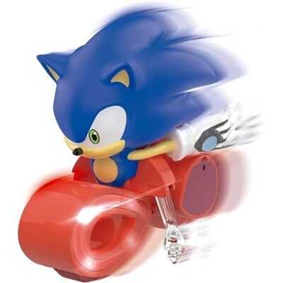 Ninco Sonic RC Kids Remote Control Motorcycle Drive The Fastest Hedgehog Ever Vehicle with LED Lights that Tilts to Turn at Full Speed Age 6+ (NT10054) Ninco Sonic RC Kids Remote Control Motorcycle Drive The Fastest Hedgehog Ever Vehicle with LED Lights that Tilts to Turn at Full Speed Age 6+ (NT10054)