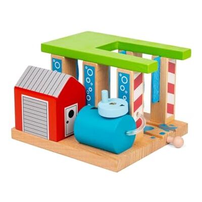 Bigjigs Rail Wood Train Washer Accessories for Wooden Railway Tracks Unique Expansion Pack Gifts for 3+ Year Old Toddlers Kids Educational Toy Set Bigjigs Rail Wood Train Washer Accessories for Wooden Railway Tracks Unique Expansion Pack Gifts for 3+ Year Old Toddlers Kids Educational Toy Set