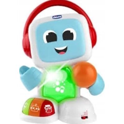 Chicco Robit Singe mit mir, Electronic Music Game with Microphone, 3 Game Modes, 3 Music Genres, Real Microphone, Karaoke, 3-6 Years Chicco Robit Singe mit mir, Electronic Music Game with Microphone, 3 Game Modes, 3 Music Genres, Real Microphone, Karaoke, 3-6 Years