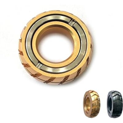 Bufccy Buffcy Infinite Fidget Toy Rings, Stress Relief adult fidget gadgets (Gold) Metal Magnetic Fidget Rings Fidget Toys for Adults, EDC Gadgets Toy, Gifts for Boyfriend, Husband and Father Bufccy Buffcy Infinite Fidget Toy Rings, Stress Relief adult fidget gadgets (Gold) Metal Magnetic Fidget Rings Fidget Toys for Adults, EDC Gadgets Toy, Gifts for Boyfriend, Husband and Father