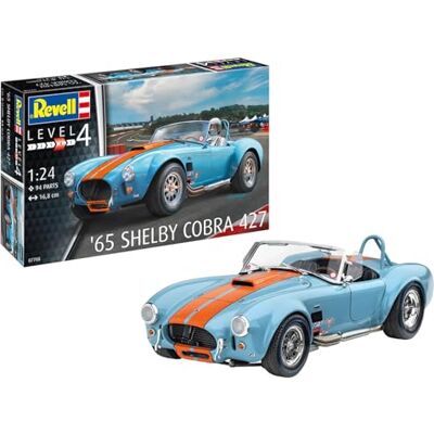 Revell 07708 '65 Shelby Cobra 427 1:24 Scale Unbuilt/Unpainted Plastic Model Kit Revell 07708 '65 Shelby Cobra 427 1:24 Scale Unbuilt/Unpainted Plastic Model Kit