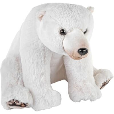 WILD REPUBLIC Artist Collection Polar Bear, Stuffed Animal, 13 Inch, Plush Toy, Fill is Spun Recycled Water Bottles WILD REPUBLIC Artist Collection Polar Bear, Stuffed Animal, 13 Inch, Plush Toy, Fill is Spun Recycled Water Bottles