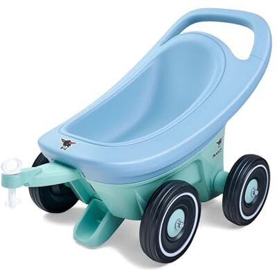 BIG Buggy 3-in-1 Walker with Adjustable Brake Function, Trailer, Includes 4 Whisper Wheels, Blue/Turquoise Buggy, for Children from 1 Year BIG Buggy 3-in-1 Walker with Adjustable Brake Function, Trailer, Includes 4 Whisper Wheels, Blue/Turquoise Buggy, for Children from 1 Year