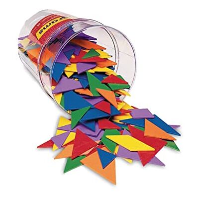 Learning Resources Six-Colour Tangrams Learning Resources Six-Colour Tangrams