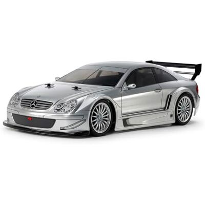 Tamiya 47493 1:10 RC MB CLK AMG 2002 TT-02 Silver painted Radio Controlled Car, RC vehicle, model making, building kit, hobby, handicrafts, RC model making Tamiya 47493 1:10 RC MB CLK AMG 2002 TT-02 Silver painted Radio Controlled Car, RC vehicle, model making, building kit, hobby, handicrafts, RC model making